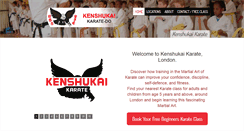 Desktop Screenshot of kenshukai.net