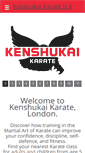 Mobile Screenshot of kenshukai.net